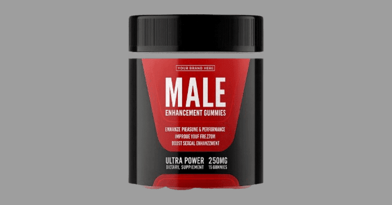 ErectoninMD Male Enhancement Gummies 250mg ultra power dietary supplement bottle for performance boost