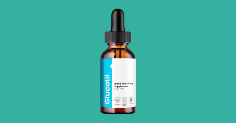 Glucotil blood and dietary supplement dropper bottle 2 fl oz vegan antibiotic-free gluten-free formula
