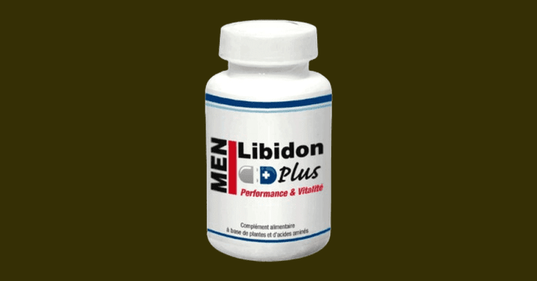 Libidon Plus men's performance and vitality dietary supplement bottle for enhanced energy and well-being