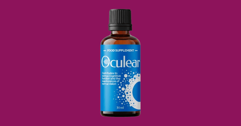 Oculear food supplement 30ml bottle for normal cognitive function and vision support