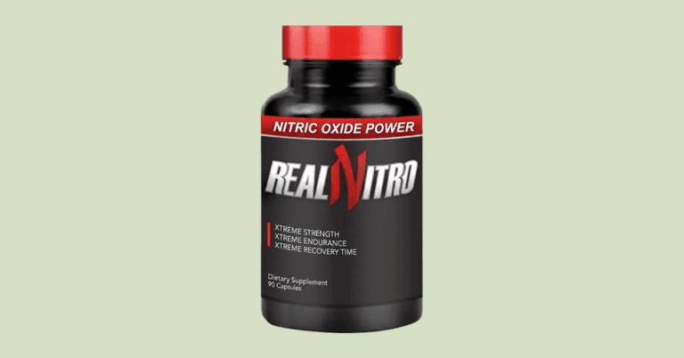 Real Nitro nitric oxide power dietary supplement bottle with 90 capsules for extreme strength and endurance