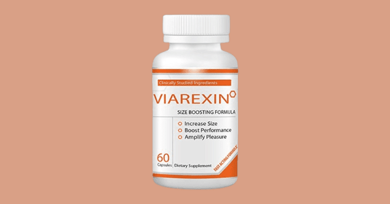 ViaRexin size boosting formula dietary supplement bottle with 60 capsules for performance enhancement