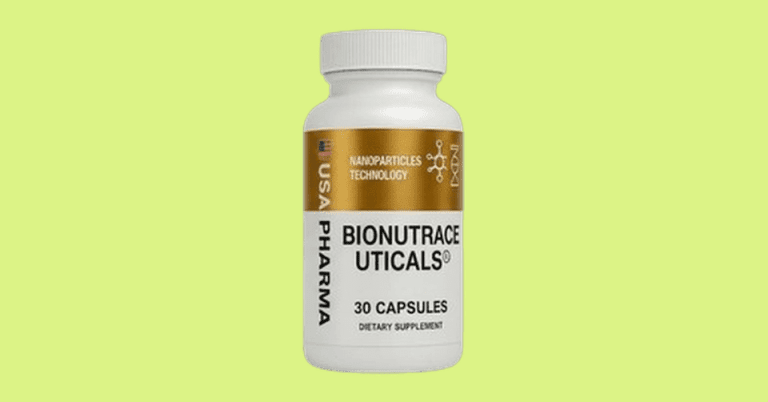 Bionutraceuticals dietary supplement bottle with 30 capsules and nanoparticles technology by USA Pharma