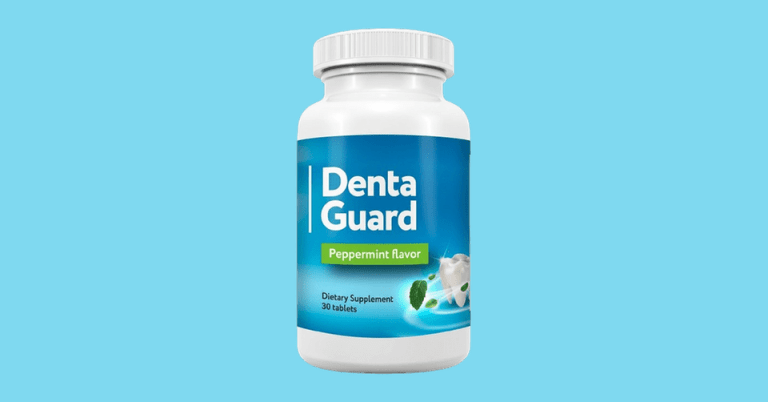 Denta Guard peppermint flavor dietary supplement 30 tablets bottle for oral health support