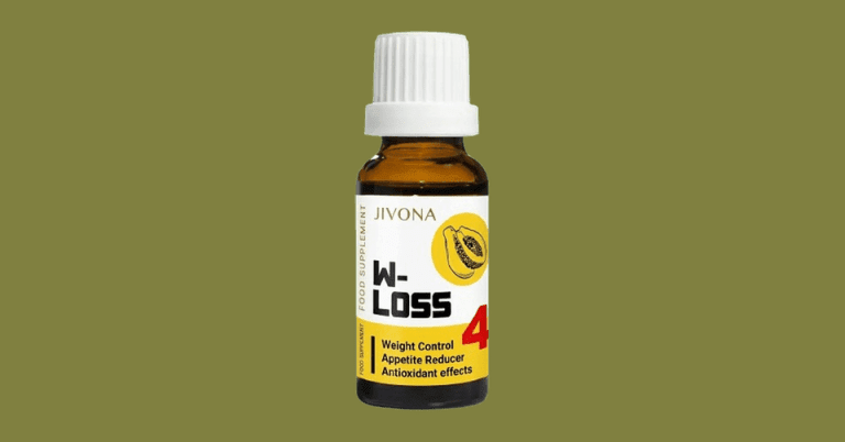 Jivona W-Loss 4 food supplement drops for weight control appetite reduction and antioxidant effects