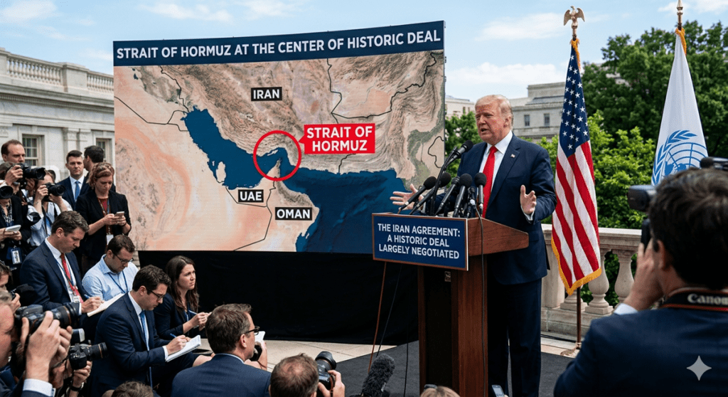 Trump says Iran agreement has been largely negotiated