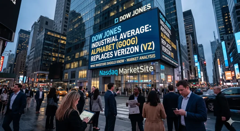 Alphabet Replaces Verizon in Dow Jones — What Investors Should Know Label Value Topic Alphabet Inc. (Google) joins the Dow Jones Industrial Average